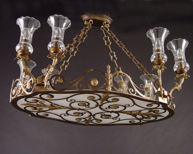 Blown Glass Chandeliers Rust Brown Gold Chandelier Chandelier Brass And Glass