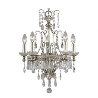 Dining room chandeliers - Mat Silver Chandelier