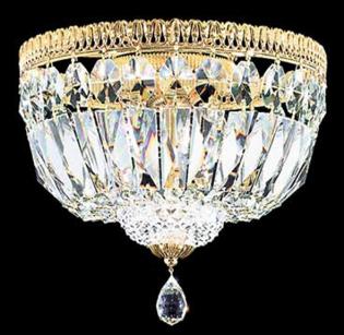 Crystal chandelier - Gold Chandelier -Full Leaded ASFOUR  Crystal