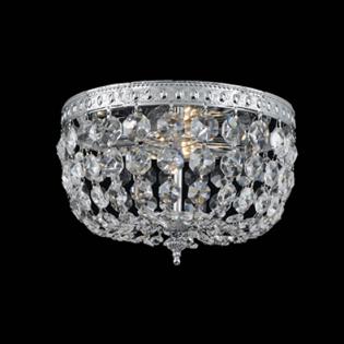 Bedroom chandelier - Old  Silver  Chandelier  Full Leaded Crystal