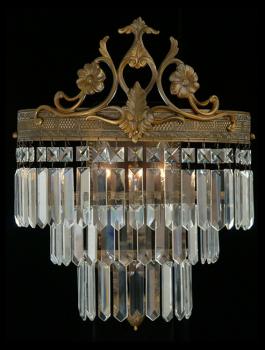 Crystal chandelier - Chandelier Veron Brass-Full Leaded  Cristal