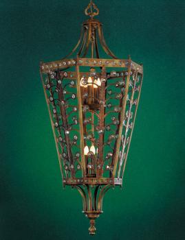 Lantern - Chandelier Rust Brown-Asfour
