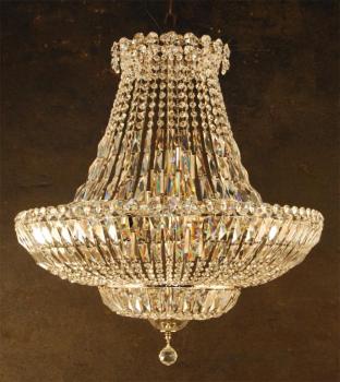 Crystal Chandelier - Chandelier with Nickel Plated and Asfour Crystal