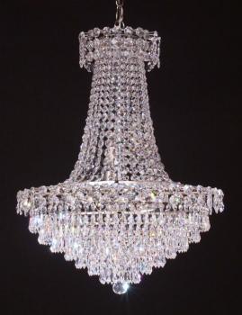 Lámpara de techo - Lampara de niquel con cristal Asfour