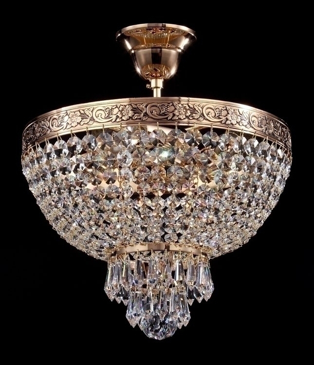 Crystal Semi Flush Ceiling Lights Decorative Chandelier Estonia