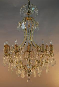 Lustre Versailles - FRENCH GOLD – BOHEMIAN CRYSTAL