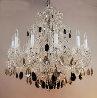 Versailles Kronleuchter - NICKEL PLATED – ASFOUR AND GREY CRYSTAL