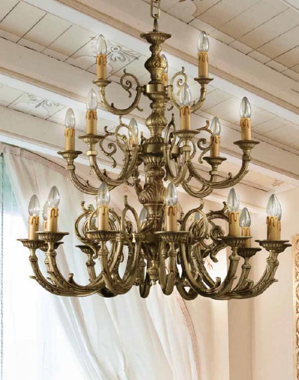 Vintage bronze chandelier store