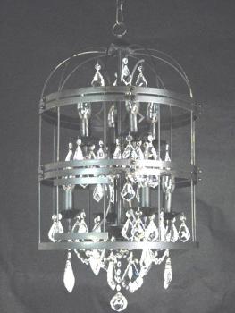 Kristall-Kronleuchter - Antique bronze/ asfour crystal
