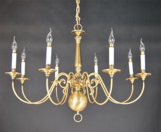 Dining room chandelier  - ANTIQUE BRASS
