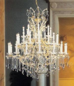 Maria Theresa Chandelier - Gold Plated 24K
