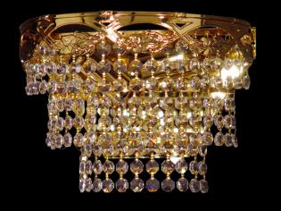  APLIQUE - Aplique Old Gold - Full Leaded Cristal