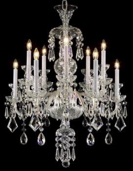 Lampara de Cristal tradicional - Lampara de niquel con cristal Asfour