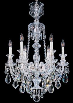 Lampara de cristal - Lampara de niquel con cristal Asfour