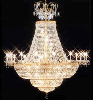 Lampara de Cristal - Lampara de oro con cristal Asfour