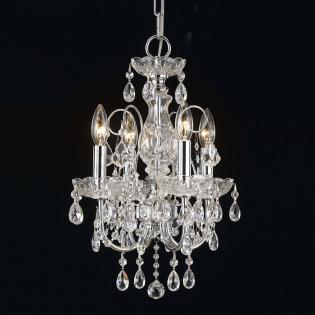 Crystal chandelier - Nickel Plated Chandelier