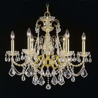 Crystal Chandelier - Gold chandelier-Crystal Asfour