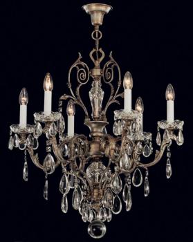 Crystal chandelier - Chandelier  Venice Silver