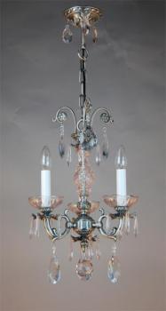 Small chandelier - Old Silver Chandelier and Murano