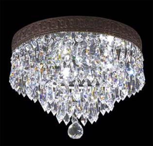Ceiling Lights - Chandelier Rust Brown-asfour cristal