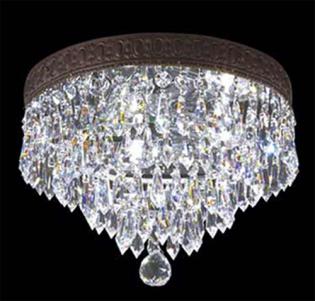 Plafon de cristal - Rust brown -Asfour  Crystal