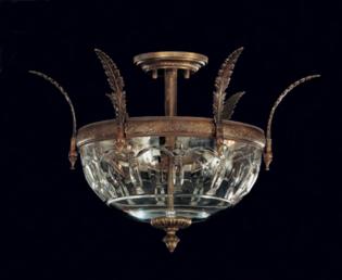 Crystal chandelier - Chandelier Rust Brown-bohemian blown hand cut crystal