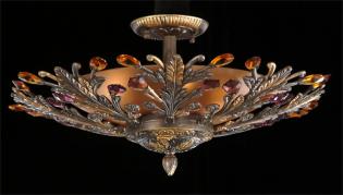 Lampara de cristal - Lampara Old Vintage- vidrio