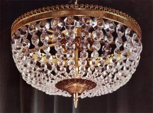 Lustre en cristal - Lustre French Gold - Asfour Cristal