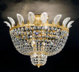 Crystal chandelier - Gold Chandelier --Asfour crystal