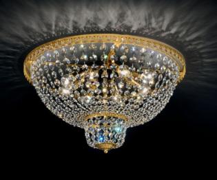 Lampara de cristal - Lampara Gold-Full Leaded Crystal