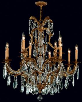 Crystal chandelier - Chandelier  Old París-Full Leaded Crystal