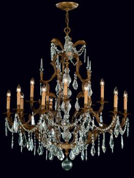 Lampara de cristal - Lampara Oxido Marrón-Full Leaded Crystal