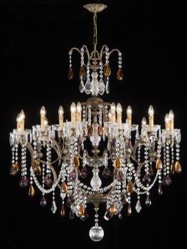 Lampara Versalles - Lampara Gold Forge-color cristal