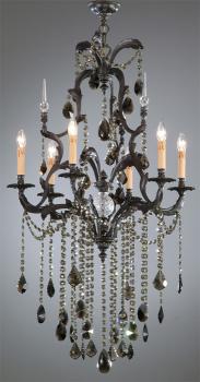 Crystal chandelier - Coal Brass Chandelier