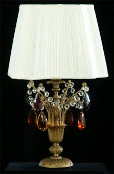 Crystal chandelier - Chandelier Rust Brown-cristal color