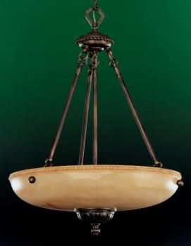 алебастр люстра - Люстра Руст Браун-Шампань алебастр