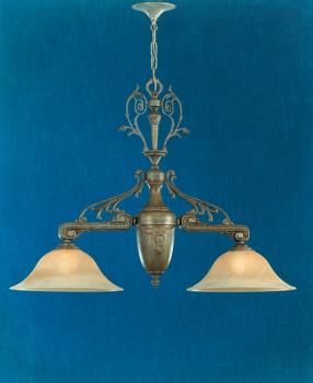 Brass chandelier - Venice Silver Chandelier-sand  crystal