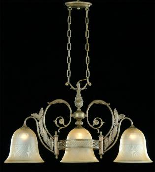 Lampara de cristal - Lampara Roman Pewter-cristal arena