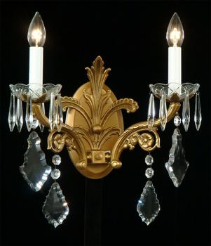 Crystal wallsconce - Old Paris Chandelier-Full Leaded Crystal