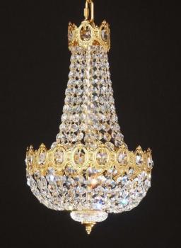Lámpara habitación matrimonio - Lampara de oro con cristal Asfour