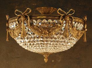 Lampara de cristal - Lampara Veron Brass-cristal