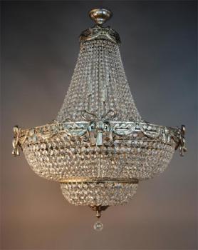 Dining room chandelier - ANTIQUE SILVER