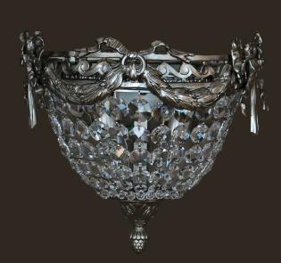 Lampara de pared - ANTIQUE SILVER