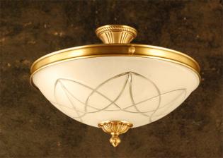 Chandelier acid etteched glass -  ANTIQUE BRASS ACID ETTECHED GLASS