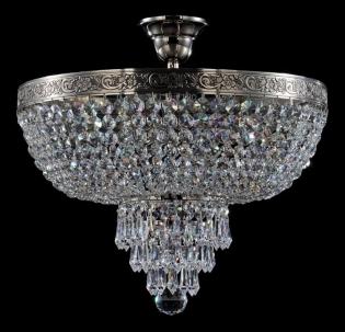 Plafon Cristal - ANTIQUE SILVER-ASFOUR CRISTAL