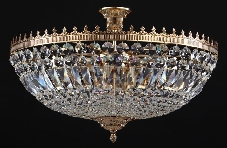 Crystal Semi Flush French Gold Chandelier Asfour Ceiling Lights Decorative Italy - Flush Crystal Ceiling Lights Gold Crystal Semi Flush French Gold Chandelier Asfour Ceiling Lights Decorative Italy - Flush Crystal Ceiling Lights Gold