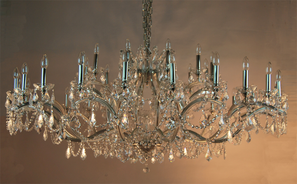 Diningroom Chandelier With, Maria Theresa Chandelier Italy