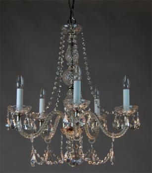 Lampara de dormitorio - Niquel-cristal asfour
