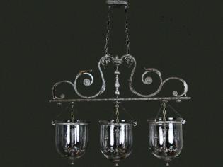 Lampara mesa de billar/cocina - ANTIQUE SILVER