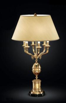Lámparas de sobremesa - GOLD PLATED – BEIGE SHADE